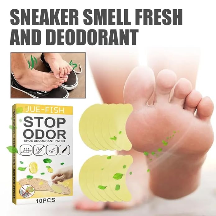 Ultra - Fresh Shoe Deodorant Stickers (10 Pcs) - PRIME DEALS HUB