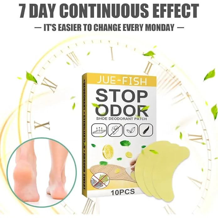 Ultra - Fresh Shoe Deodorant Stickers (10 Pcs) - PRIME DEALS HUB