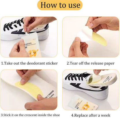 Ultra - Fresh Shoe Deodorant Stickers (10 Pcs) - PRIME DEALS HUB